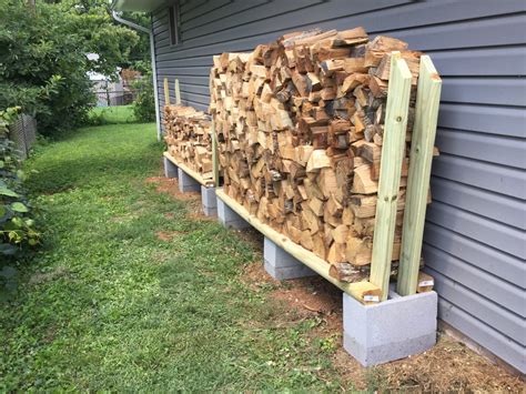 outdoor firewood racks